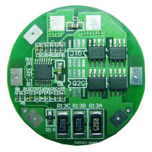 4s 10A Circular PCM BMS for 14.4V 14.8V Li-ion/Lithium/ Li-Polymer 12V 12.8V LiFePO4 Battery Pack Size Φ 40mm (PCM-L04S12-144)